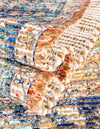 Savannah Threads Collection Area Rug - Charleston Rectangle Orange Yellow  lifestyle 20