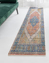 Savannah Threads Collection Area Rug - Charleston Runner Orange Yellow  lifestyle 25
