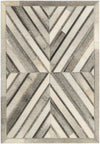 Savannah Hideaway Collection Area Rug - Serengeti Rectangle Gray Ivory Main