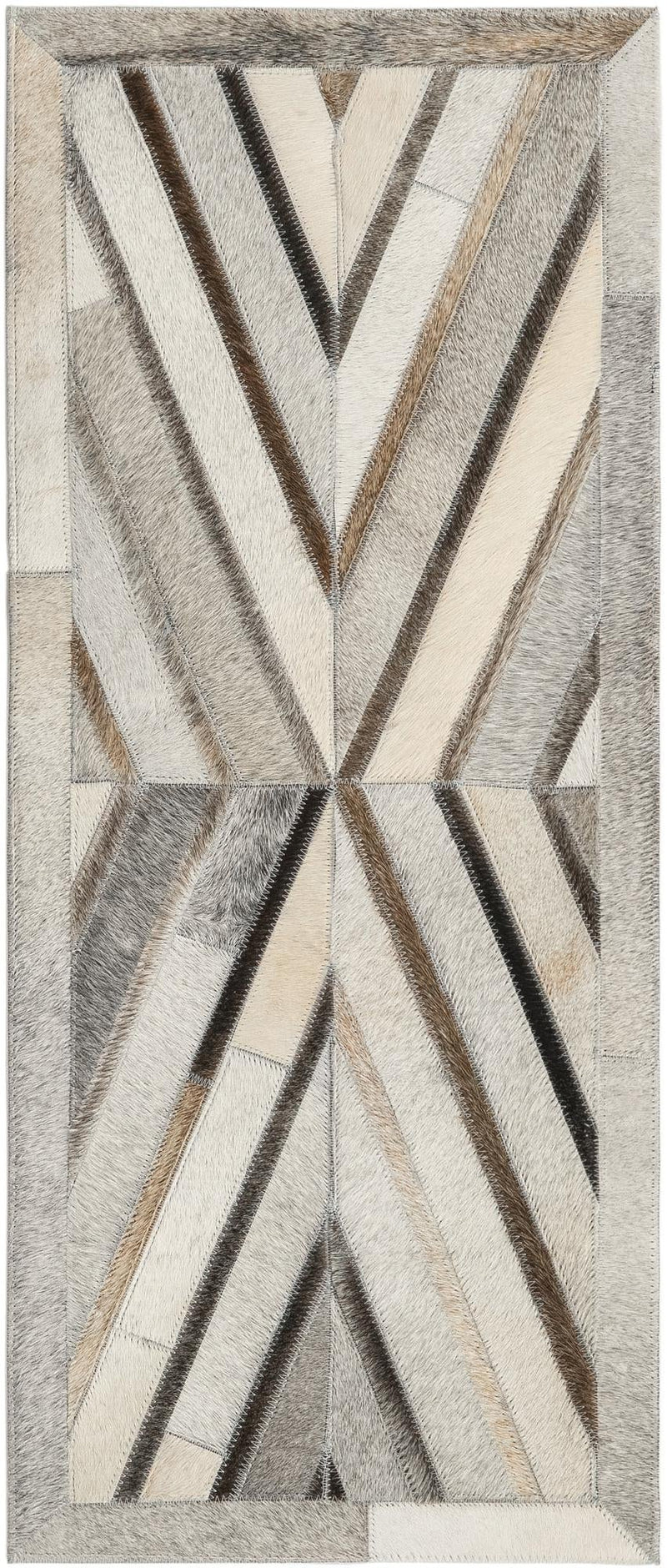 Savannah Hideaway Collection Area Rug - Serengeti Runner Gray Ivory  lifestyle 24