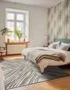 Savannah Hideaway Collection Area Rug - Serengeti Rectangle Gray Ivory  lifestyle 7