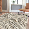 Savannah Hideaway Collection Area Rug - Serengeti Rectangle Gray Ivory  lifestyle 23