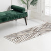 Savannah Hideaway Collection Area Rug - Serengeti Runner Gray Ivory  lifestyle 81