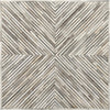 Savannah Hideaway Collection Area Rug - Serengeti Square Gray Ivory  lifestyle 26