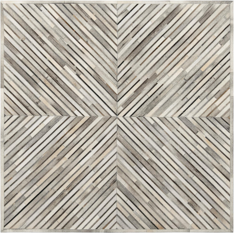 Savannah Hideaway Collection Area Rug - Serengeti Square Gray Ivory  lifestyle 26