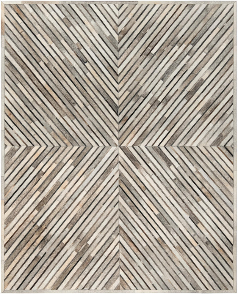 Savannah Hideaway Collection Area Rug - Serengeti Rectangle Gray Ivory  lifestyle 2