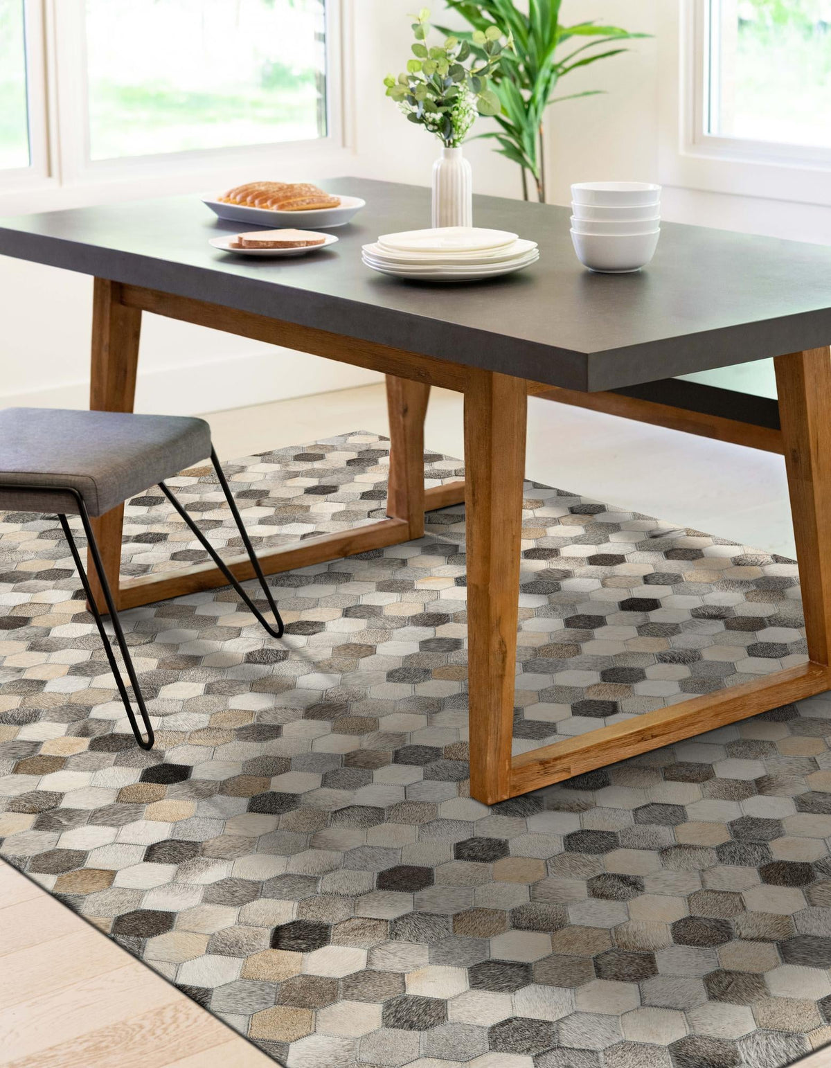 Savannah Hideaway Collection Area Rug - Savannah Rectangle Ivory Gray  lifestyle 11