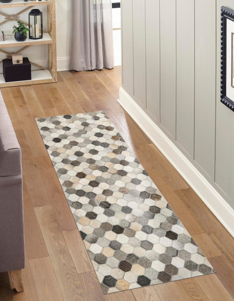 Savannah Hideaway Collection Area Rug - Savannah Runner Ivory Gray  lifestyle 39