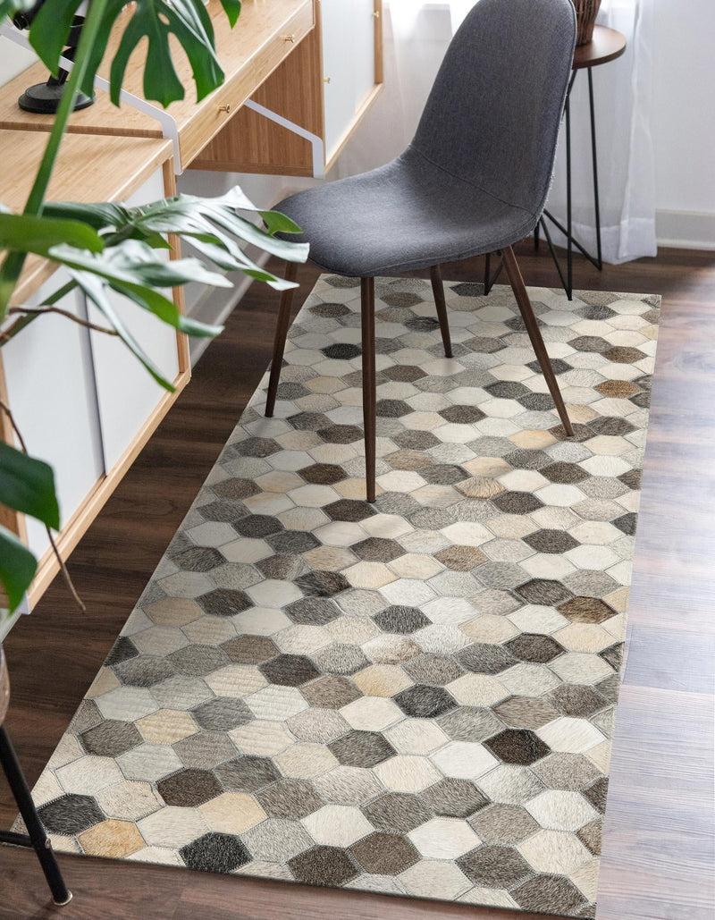Savannah Hideaway Collection Area Rug - Savannah Runner Ivory Gray  lifestyle 43