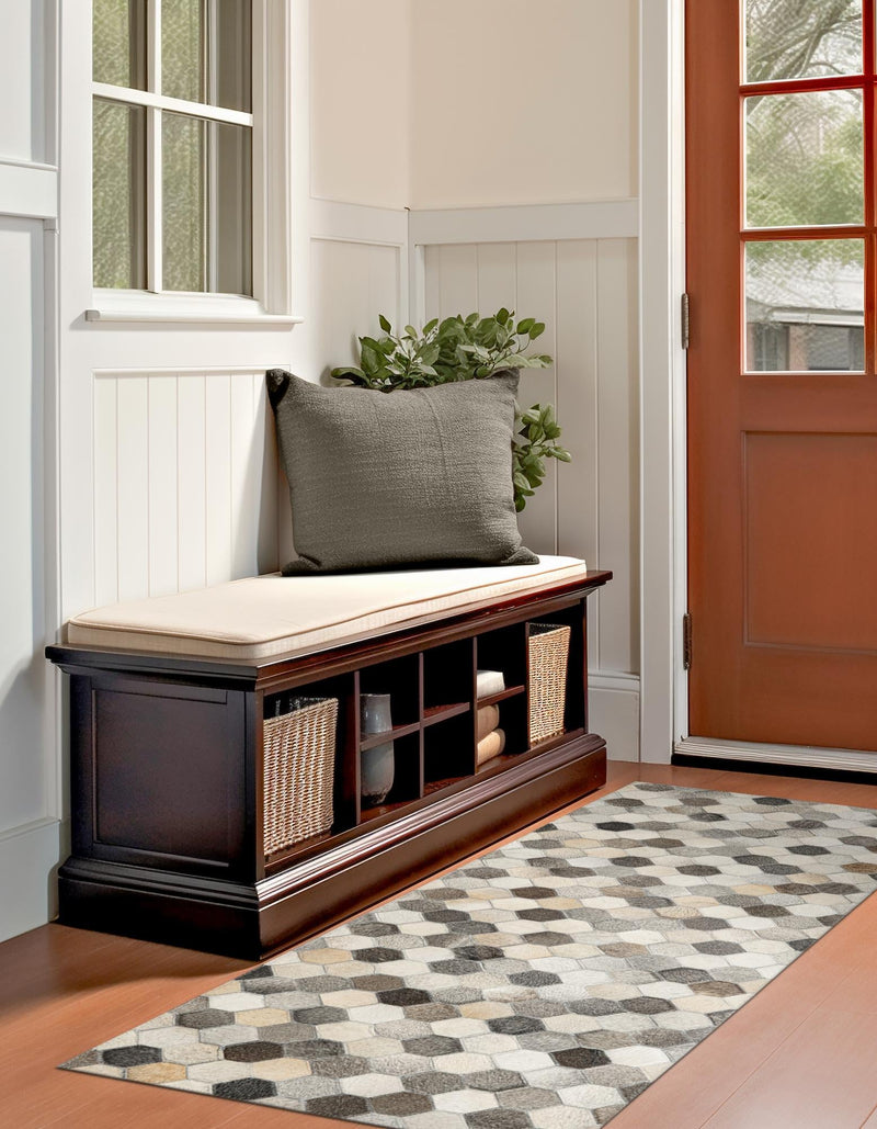 Savannah Hideaway Collection Area Rug - Savannah Runner Ivory Gray  lifestyle 45