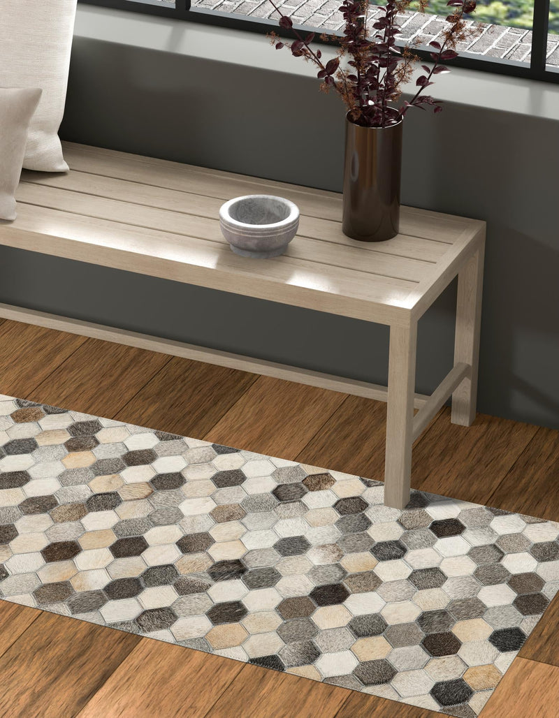 Savannah Hideaway Collection Area Rug - Savannah Runner Ivory Gray  lifestyle 47