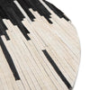 Savannah Hideaway Collection Area Rug - Savannah Round Black White  lifestyle 55