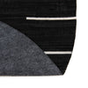 Savannah Hideaway Collection Area Rug - Savannah Round Black White  lifestyle 61