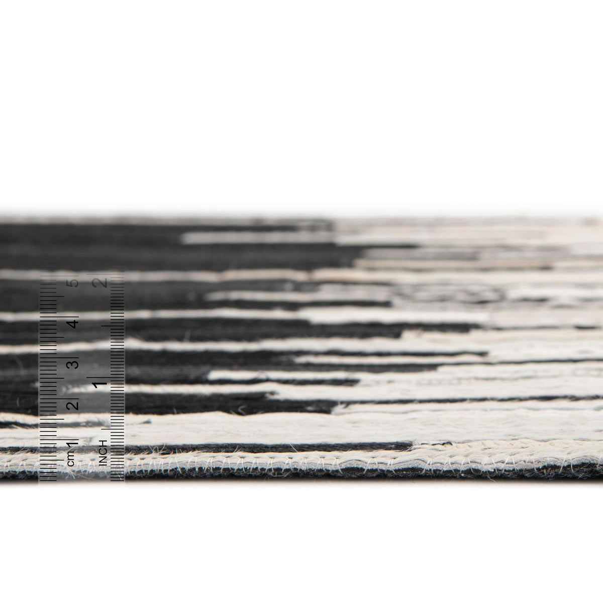 Savannah Hideaway Collection Area Rug - Savannah Rectangle Black White  lifestyle 12