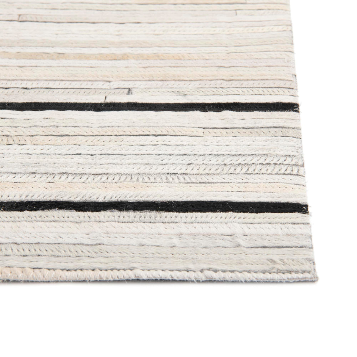 Savannah Hideaway Collection Area Rug - Savannah Rectangle Black White  lifestyle 14
