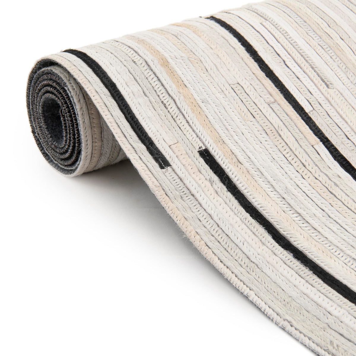 Savannah Hideaway Collection Area Rug - Savannah Rectangle Black White  lifestyle 19