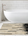 Savannah Hideaway Collection Area Rug - Savannah Runner Black White  lifestyle 39