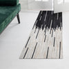 Savannah Hideaway Collection Area Rug - Savannah Runner Black White  lifestyle 79