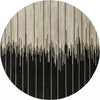 Savannah Hideaway Collection Area Rug - Savannah Round Black White  lifestyle 35
