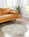 Savannah Hideaway Collection Area Rug - Savannah Round Light Brown Ivory  lifestyle 28