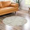 Savannah Hideaway Collection Area Rug - Savannah Round Light Brown Ivory  lifestyle 80