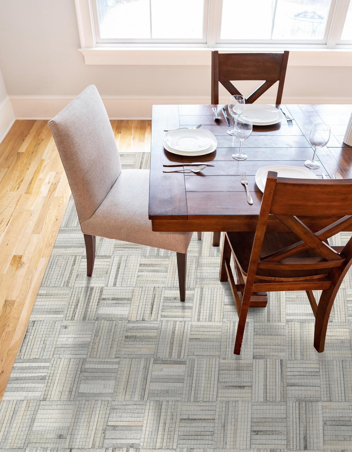 Savannah Hideaway Collection Area Rug - Savannah Rectangle Light Brown Ivory  lifestyle 4