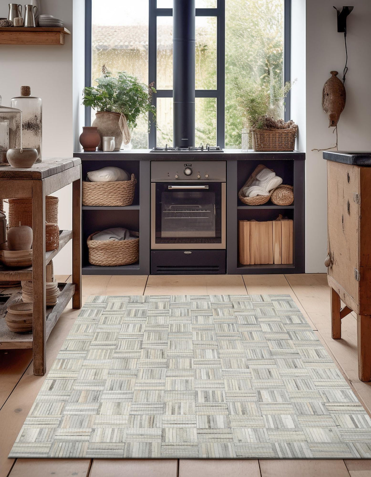 Savannah Hideaway Collection Area Rug - Savannah Rectangle Light Brown Ivory  lifestyle 6