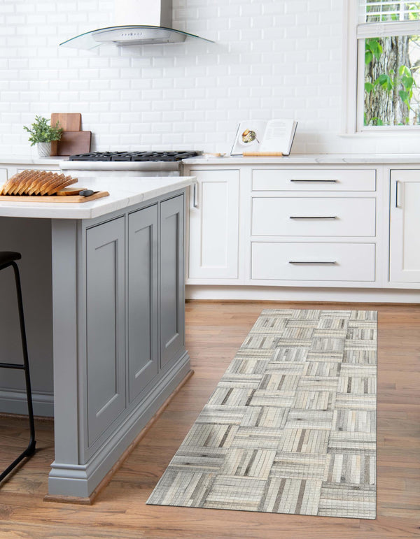 Savannah Hideaway Collection Area Rug - Savannah Runner Light Brown Ivory  lifestyle 45