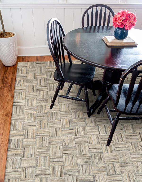 Savannah Hideaway Collection Area Rug - Savannah Square Light Brown Ivory  lifestyle 40