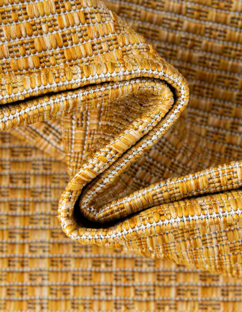 Patio Perfection Collection Area Rug - Veranda (Corn Harvest Yellow) Oval Corn Harvest Yellow  lifestyle 14