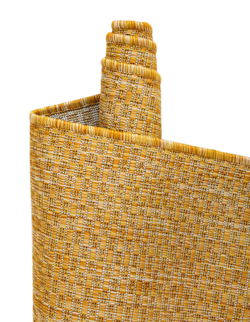 Patio Perfection Collection Area Rug - Veranda (Corn Harvest Yellow) Oval Corn Harvest Yellow  lifestyle 17