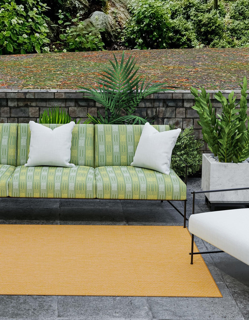 Patio Perfection Collection Area Rug - Veranda (Corn Harvest Yellow) Rectangle Corn Harvest Yellow  lifestyle 4