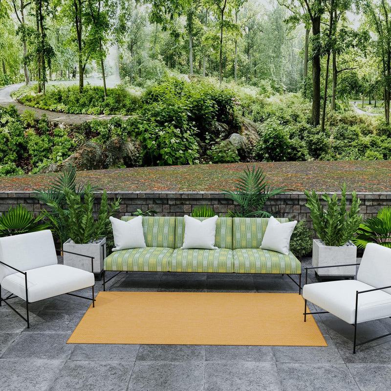 Patio Perfection Collection Area Rug - Veranda (Corn Harvest Yellow) Rectangle Corn Harvest Yellow  lifestyle 19