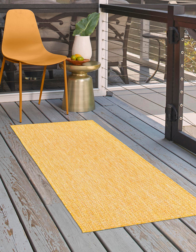 Patio Perfection Collection Area Rug - Veranda (Corn Harvest Yellow) Runner Corn Harvest Yellow  lifestyle 2