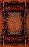 Marrakesh Elegance Collection Area Rug -  Sijilmasa Rectangle Orange  lifestyle 2