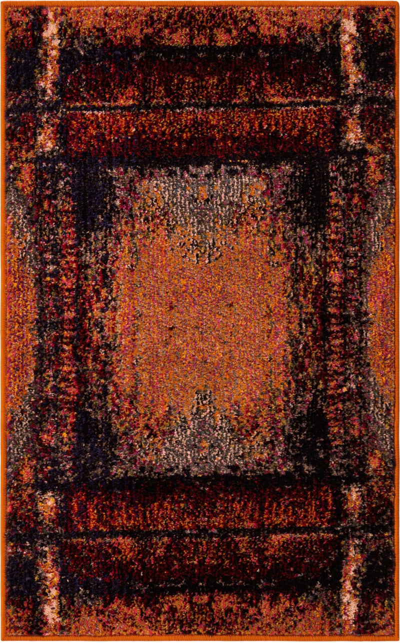 Marrakesh Elegance Collection Area Rug -  Sijilmasa Rectangle Orange  lifestyle 2
