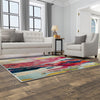 Marrakesh Elegance Collection Area Rug -  Skhirat Square Pink  lifestyle 107