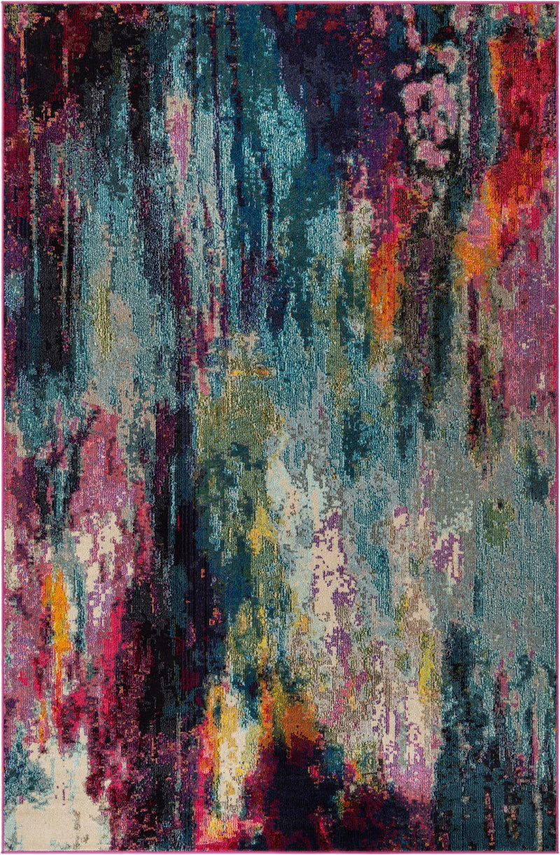 Chromatic Oasis Collection Area Rug -  Oasis Rectangle Multi  lifestyle 2