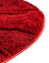 Botanical Bliss Shag Collection Area Rug - Blossomdale Round Red  lifestyle 108