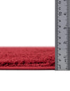 Botanical Bliss Shag Collection Area Rug - Blossomdale Square Red  lifestyle 68