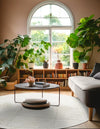 Trellis Haven Collection Area Rug - Havenwood Round Ivory  lifestyle 106