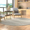 Trellis Haven Collection Area Rug - Havenwood Round Ivory  lifestyle 129