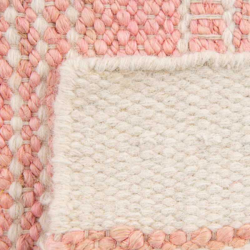 Coastal Weave Collection Area Rug - Marina Rectangle Blush Pink  lifestyle 16
