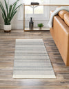 Coastal Weave Collection Area Rug - Marina Runner Gray  lifestyle 58