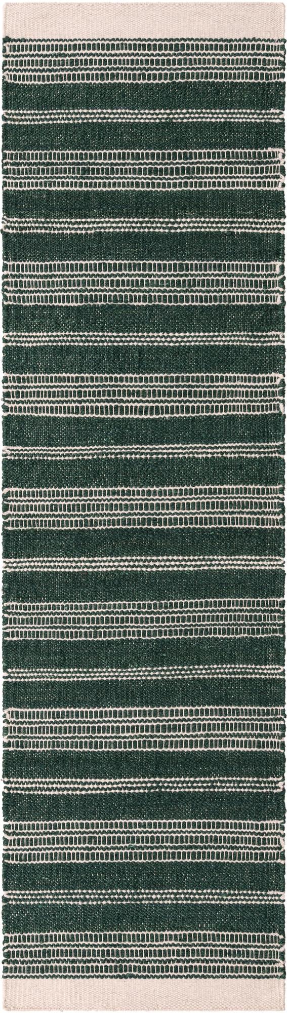 Marina Collection Area Rug - Marina Runner Hunter Green  lifestyle 111
