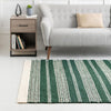 Coastal Weave Collection Area Rug - Marina Rectangle Hunter Green  lifestyle 41