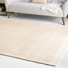 Coastal Weave Collection Area Rug - Marina Rectangle Ivory and White  lifestyle 49
