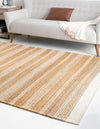Coastal Weave Collection Area Rug - Marina Rectangle Natural  lifestyle 15