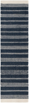 Coastal Weave Collection Area Rug - Marina Runner Navy Blue  lifestyle 31
