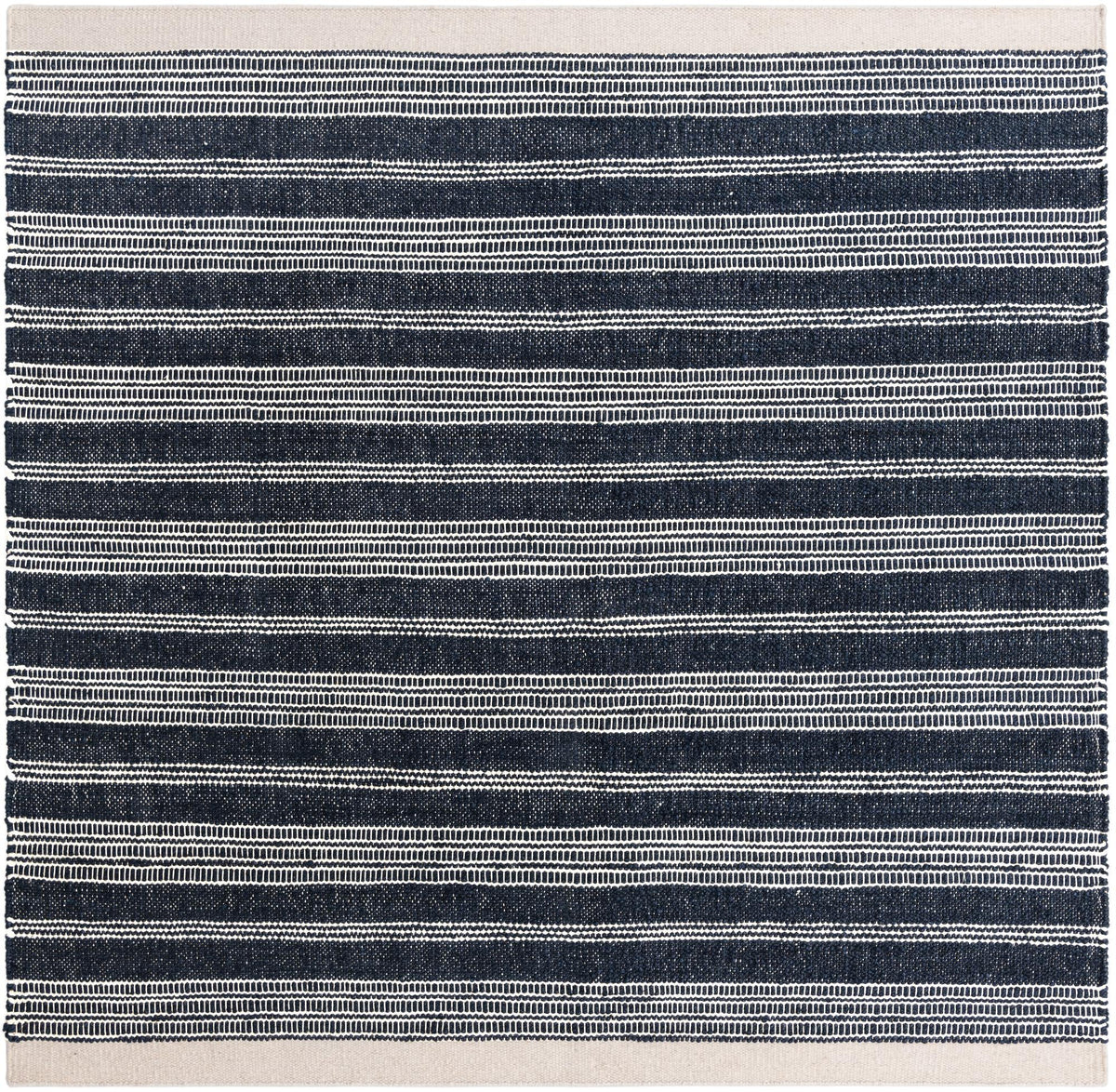 Marina Collection Area Rug - Marina Square Navy Blue  lifestyle 117
